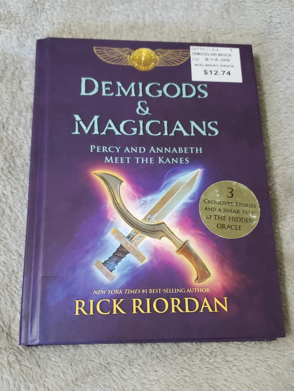 Demigods & Magicians by Rick Riordan - Purple Hardcover